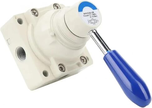 4HV230-08 air valve 4-way 3-position handle direct-acting 1/4-inch PT pneumatic valve in Saudi Arabia