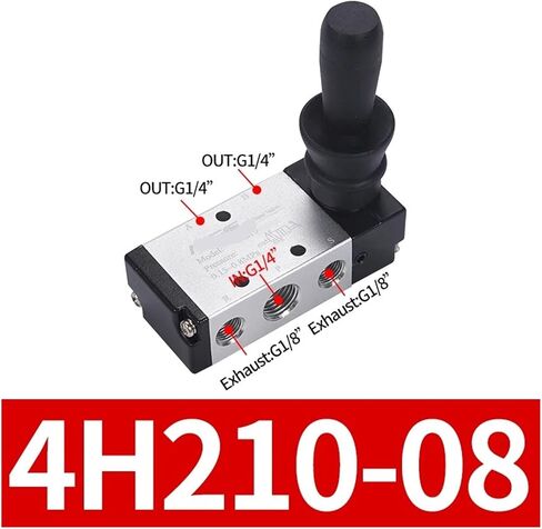 4H210-06 4H210-08 4H310-08 4H310-10 4H410-15 رافعة اليد تعمل صمام الملف اللولبي الكهربائي الصمام الهوائي (4H310-10) in Kuwait