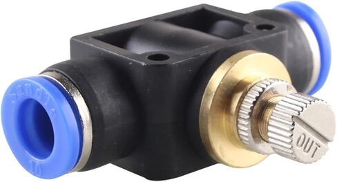 صمام الخانق SA 4-12 ملم تدفق الهواء للتحكم في أنبوب صمام أنبوب الماء الضغط الهوائي في التركيبات (4 مم) in Kuwait