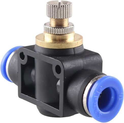 صمام الخانق SA 4-12 ملم تدفق الهواء للتحكم في أنبوب صمام أنبوب الماء الضغط الهوائي في التركيبات (4 مم) in Kuwait