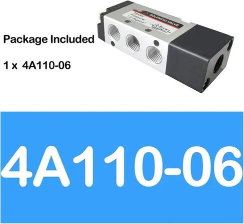 4A110-06 4A210-08 4A310-10 4A410-15 Two-position five-way air-controlled directional valve 1/8" 1/4" 3/8" 1/2"(4A410-15 PC10-04) in Saudi Arabia