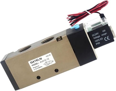 4v410-15 صمام الملف اللولبي المكون من خمسة موانئ مع إكسسوارات AC110V (مع تركيبات 8 مم) in Kuwait