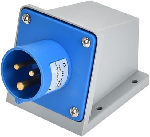IP44 Industrial Plug Waterproof Socket Connector 16A 32A 3 Pin 4 Pin 5 Pin Panel and Surface Coupler 220V 380V 415V(Surface Plug 5P 32A) in Saudi Arabia