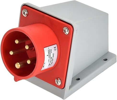 IP44 Industrial Plug Waterproof Socket Connector 16A 32A 3 Pin 4 Pin 5 Pin Panel and Surface Coupler 220V 380V 415V(Surface Plug 5P 32A) in Saudi Arabia
