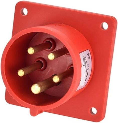 IP44 Industrial Plug Waterproof Socket Connector 16A 32A 3 Pin 4 Pin 5 Pin Panel and Surface Coupler 220V 380V 415V(Surface Plug 5P 32A) in Saudi Arabia