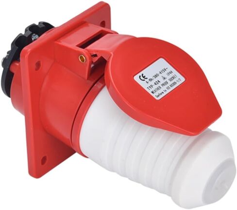 موصل IP44 الكهربائي مقبس المكونات المائلة 3P4P5P 16A/32A المقابس الصناعية المقاومة للماء الإرساء الذكور والإناث 415V (أوبورن ، 16 أ) in Kuwait