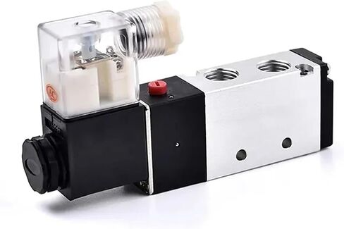 1 PCS 4V110 4V210 4V310 PNEUMATIC ELECTRICED SLENOID VALVE 5-WOWKE 2 بت مجموعة صمامات ملزمة ملوية للهواء (DC12V ، 4V110-06) in Saudi Arabia