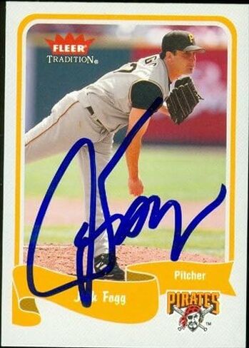 مستودع توقيعه 46494 Josh Fogg بطاقة البيسبول التي تم توقيفها Pittsburgh Pirates 2004 Fleer Tradition No .125 in Saudi Arabia