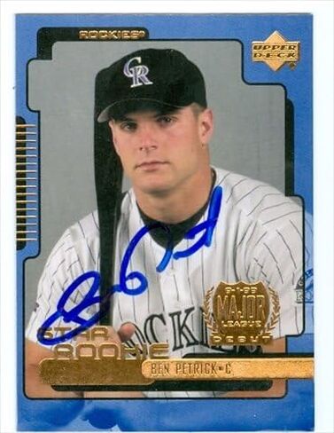 Warehouse Warehouse 40633 Ben Petrick Motopraged Color Colorado Rockies 1999 Upper Deck No. 6 in Saudi Arabia