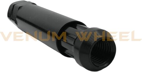 إكسسوارات عجلة Venum 20 PC RAM 1500 Black Spline Locking Lug Nuts 2002-2011 | 9/16 "Thread Durango Dakota 2WD 4WD in Kuwait