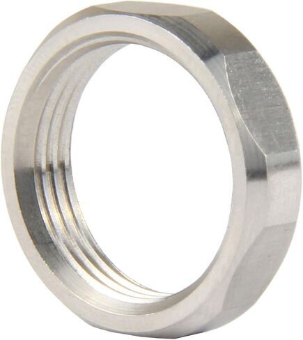TACFUN 3pcs Silver Stainless Steel Jam Nut 1/2x28 TPI, 5/8x24 TPI in Saudi Arabia