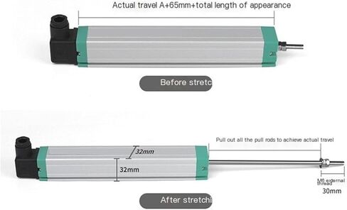 Injection molding Machine Electronic Ruler Linear Displacement Sensor 50mm-600mm(150mm) in Kuwait