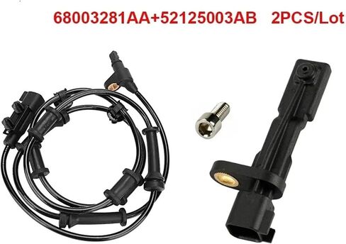 68003281AA 52125003AB 52125003AA Front Rear Left Right ABS Wheel Speed Sensor(4X Ab 52125003ab) in Saudi Arabia
