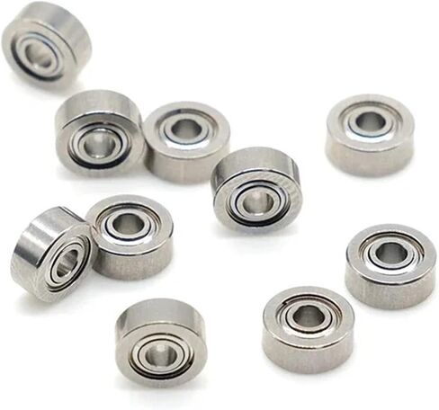 MR63zz 3x6x2.5mm High-Speed MR63 ZZ Miniature Steel Ball Bearings 10Pcs in Saudi Arabia