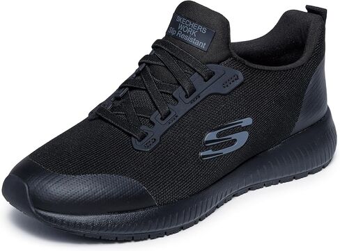 Skechers Women's Squad SR Food Service Shoe, Navy, 7.5 in Saudi Arabia
