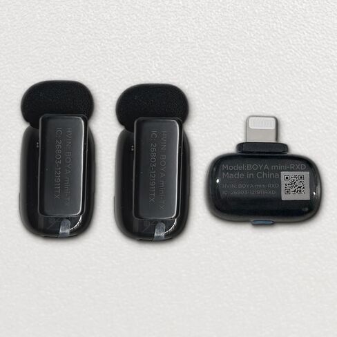 Boya Mini USB-C Wireless Lavalier Microphone لـ Andriod iPhone 16/15 ، MIC Mini Fltra Mini مع تبديل صوت الذكاء الاصطناع in Saudi Arabia