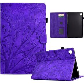 Case for Samsung Galaxy Tab A9 Plus 11 Inch 2023 Model (SM-X210/X216/X215), PU Leather Multi-Angle Viewing Stand Shockproof Flip Magnetic Case with Card Slot, Pen Holder, Brown