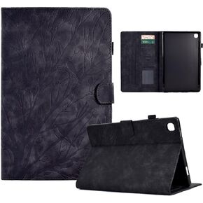 Case for Samsung Galaxy Tab A9 Plus 11 Inch 2023 Model (SM-X210/X216/X215), PU Leather Multi-Angle Viewing Stand Shockproof Flip Magnetic Case with Card Slot, Pen Holder, Brown