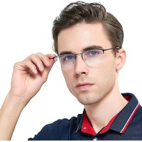 Progressive Multifocus Reading Glasses Half Frame Transition Presbyopic Eyewear Anti Eyestrain Computer Readers