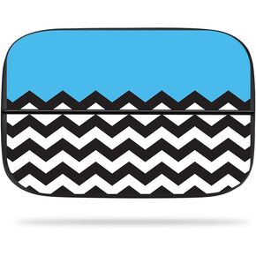 MightySkins Skin Compatible with Elgato Game Capture hd60s - Baby Blue Chevron | Protective, Durable, and Unique Vinyl Decal wrap Cover | Easy to Apply, Remove, and Change Styles | Made in The USA