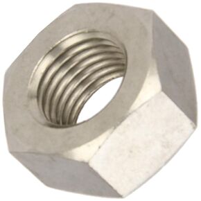 Small Parts 316 Stainless Steel Hex Nut, Plain Finish, DIN 934, Metric, M22-2.5 Thread Size, 32 mm Width Across Flats, 18 mm Thick