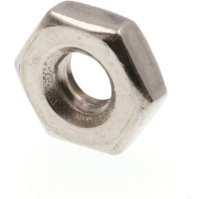 Prime-Line 9074325 Machine Screw Hex Nuts, #10-24, Grade 18-8 Stainless Steel (100 Pack)