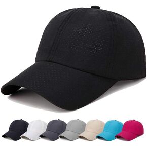 Summer Mesh Baseball Cap Breathable Quick Dry Sports Running Trucker Hat for Men Women