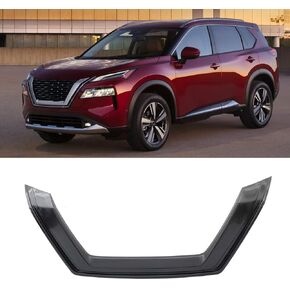 Front Grille Grill Overlay Insert Molding Trim Fit for Nissan Rogue 2021 2022 2023, Glossy Black in Kuwait