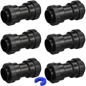 24pcs Push Fit Fittings, 1/2" PPSU Push Fit Fittings, Straight Fittings for PEX Pipe Plumbing Project (1/2", 24pcs, Straight)