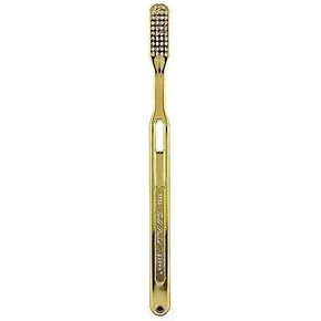 55Dental Gold Toothbrush | Tynex Bristle | Medium Soft | 18K Gold Plated Toothbrush