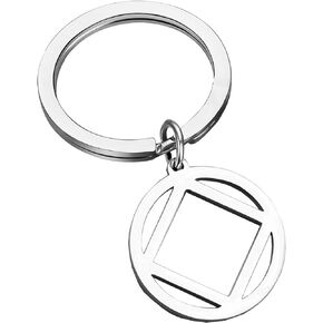 Recovery Gifts NA Jewelry Narcotics Anonymous Necklace Keychain 12 Step Addict Jewelry Recovery Sobriety Gift