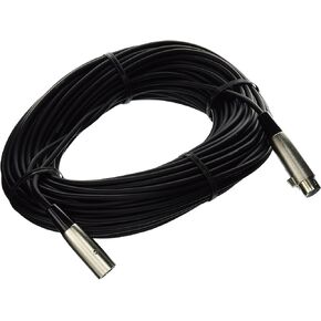 Shure C100J 100' Hi-Flex Cable, Chrome XLR Connectors