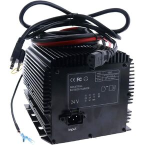 24V 25A Battery Charger HB600 HB600-24b 0400236 1001133506 66412 96211 105739 161827 Compatible with Genie Skyjack JLG Scissor Lift 3015 3219 3220 3226 4620 4626 4832 3215 4632 6832 6826