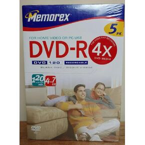 Memorex 4.7GB DVD-R Media (10-Pack)