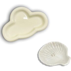 طبق مجوهرات من الصدف وطبق حلية سحابية لطيفة in Kuwait