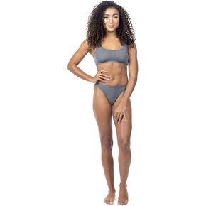 Women's Cotton Bralette Bra - M14121 (Slate, Medium)