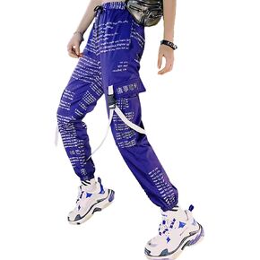MEINVQIAOTI Harajuku Street Hip Hop Baggy Cargo Pants Multi Pocket Techwear Women Cargo Pants Women