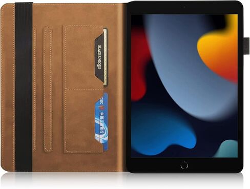 iPad Mini 6 Case 2021, iPad Mini 6th Generation Case 8.3 inch, Business PU Leather Multi-Angle Stand Flip Case with Pencil Holder Card Slot Ipad 6 Mini Case-Brown in Saudi Arabia
