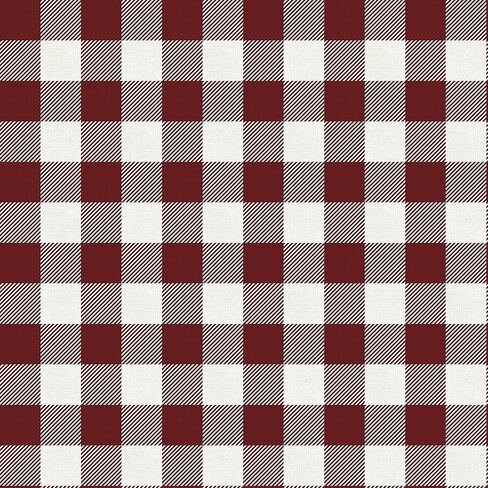 Buffalo Check, Burgundy, Organic Double Gauze by The Yard in Saudi Arabia