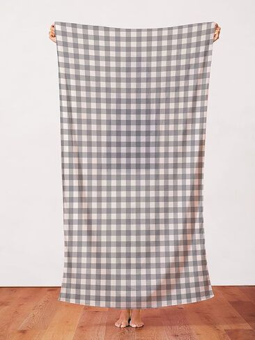 Buffalo Check, Burgundy, Organic Double Gauze by The Yard in Saudi Arabia
