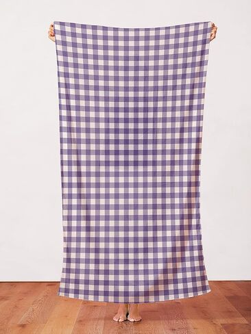 Buffalo Check, Burgundy, Organic Double Gauze by The Yard in Saudi Arabia