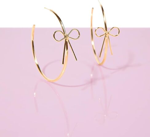 Bow Hoop Earring in Saudi Arabia