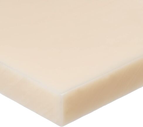Nylon 6/6 Plastic Sheet, Off-White, 1/4 in Thick x 24 in Wide x 48 in Long in Saudi Arabia