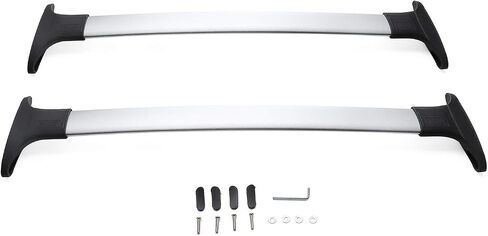 MotorFansClub Roof Rack Cross Bars Fit for Ford Ecosport 2013 2014 2015 2016 2017 2018 2019 2020 2021 2022 Baggage Luggage Cargo Rack Aluminum Alloy in Saudi Arabia