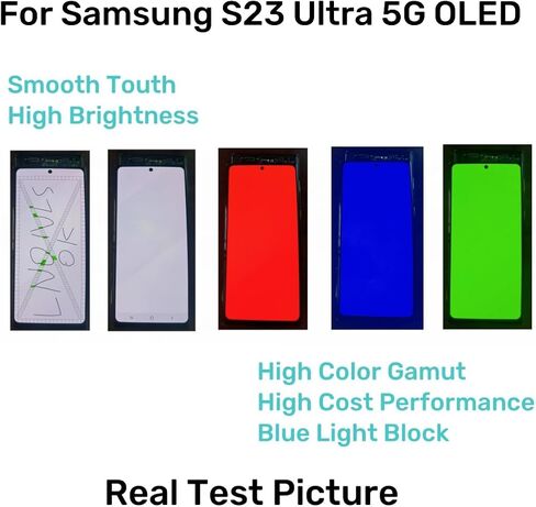 OLED for Samsung Galaxy S23 Ultra 5G LCD Screen Replacement for Samsung S23 Ultra Touch Digitizer Display Screen Assembly with Frame Toolkits S918U S918A US Version(Black) in Saudi Arabia