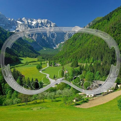 غطاء حماية TPU مطور من SOULWIT لهاتف Apple Vision Pro - واقي شاشة لسماعات الواقع الافتراضي، ملحق متين ونحيف، دون التأثير على عمليات التتبع (شفاف) in Saudi Arabia