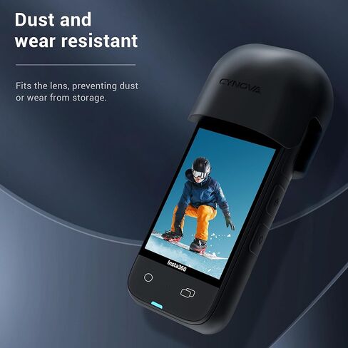 واقي عدسة CYNOVA Insta 360 X4 لملحقات Insta 360 X4، غطاء عدسة لملحقات Insta360 X4 متوافق مع واقي عدسة Insta 360 X4، مقاوم للغبار والتآكل in Kuwait