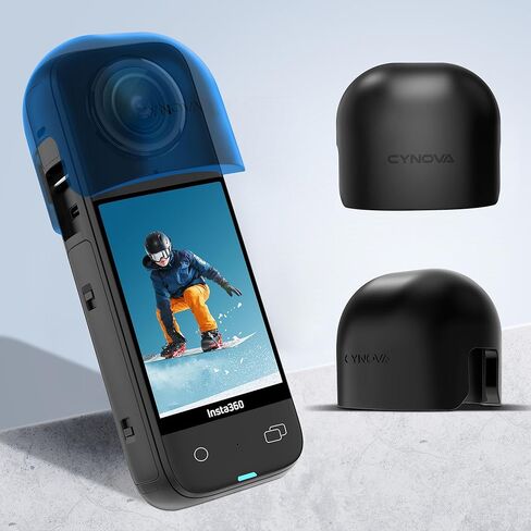واقي عدسة CYNOVA Insta 360 X4 لملحقات Insta 360 X4، غطاء عدسة لملحقات Insta360 X4 متوافق مع واقي عدسة Insta 360 X4، مقاوم للغبار والتآكل in Kuwait