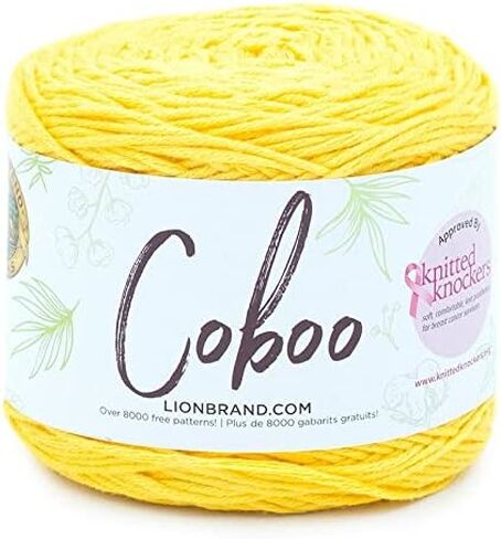 خيوط ماركة Lion - Coboo - 6 عبوات مع مقياس إبرة (أصفر) in Saudi Arabia
