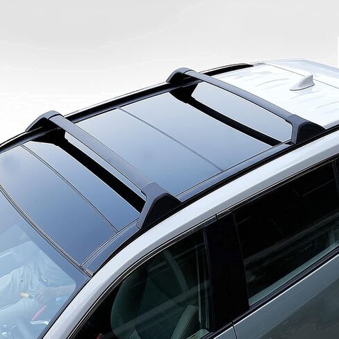 استبدال القضبان المتقاطعة لحامل السقف لعام 2019 2020 2021 2022 Toyota Rav4 LE XLE XSE Limited حامل الأمتعة والأمتعة الهجين من الألومنيوم in Kuwait
